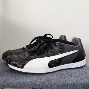 Puma Black and White Checkered Sneakers